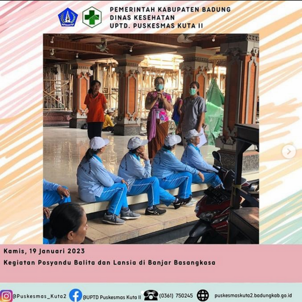 Kegiatan Posyandu Balita dan Posyandu Lansia